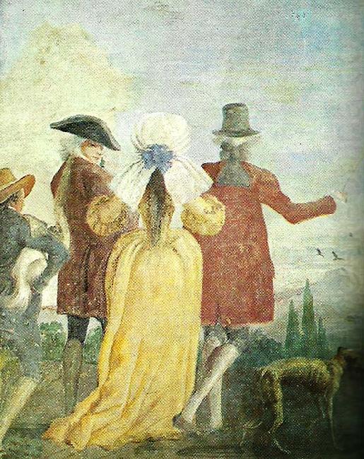 the sicisbeo, c., Giovanni Battista Tiepolo